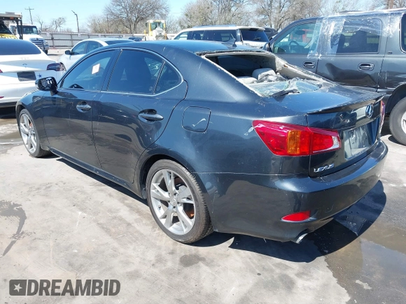 2010 Lexus IS 350 with VIN JTHBE5C25A5024043, listed as a IAAI auction lot 41761788 with 162,716 mi miles and . Bid and sale history available at DreamBid. Image 3.