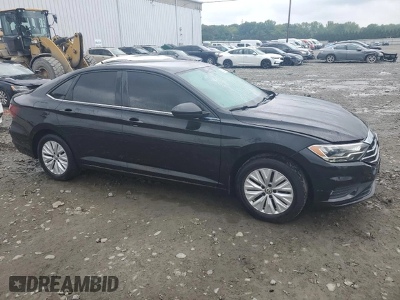 2019 Volkswagen Jetta S with VIN 3VWC57BU7KM128742, listed as a Copart auction lot 58776385 with 128,343 mi miles and Salvage title. Bid and sale history available at DreamBid. Image 4.