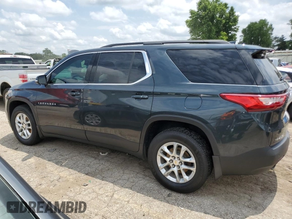 2019 Chevrolet Traverse LT Cloth with VIN 1GNERGKW5KJ194096, listed as a Copart auction lot 59904105 with 88,892 mi miles and Salvage title. Bid and sale history available at DreamBid. Image 2.