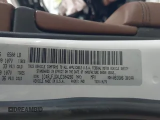 2018 Jeep Grand Cherokee Summit с VIN 1C4RJFJGXJC104286, выставлен на аукционе IAAI как лот 41905269 с пробегом 132 183 миль миль и . История ставок и продаж доступна на DreamBid. Изображение 9.