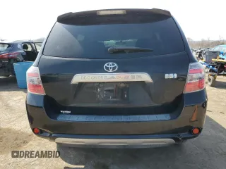2010 Toyota Highlander Hybrid with VIN JTEBW3EH3A2044387, listed as a Copart auction lot 48630495 with 57,428 mi miles and Salvage Title. Bid and sale history available at carsss.com. Image 6.