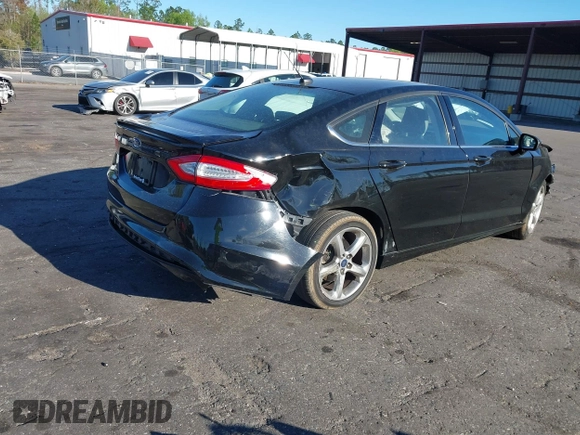 2016 Ford Fusion S with VIN 3FA6P0G70GR375847, listed as a IAAI auction lot 41818306 with 74,565 mi miles. Bid and sale history available at carsss.com. Image 4.