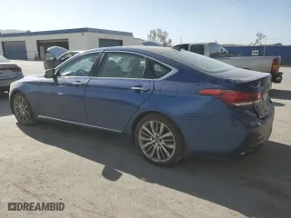 2015 Hyundai Genesis 5.0L with VIN KMHGN4JFXFU085128, listed as a Copart auction lot 51349885 with 189,475 mi miles and Salvage Title. Bid and sale history available at carsss.com. Image 2.