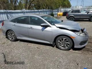 2016 Honda Civic EX with VIN 2HGFC2F79GH039243, listed as a Copart auction lot 54203875 with 121,039 mi miles and Clean Title. Bid and sale history available at DreamBid. Image 4.