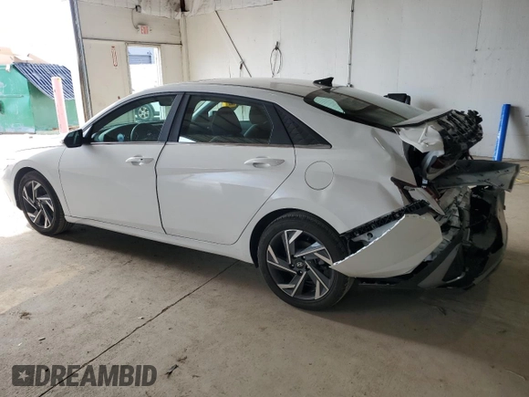 2024 Hyundai Elantra SEL with VIN KMHLS4DG9RU752139, listed as a Copart auction lot 51451825 with 6,715 mi miles and Salvage title. Bid and sale history available at DreamBid. Image 2.