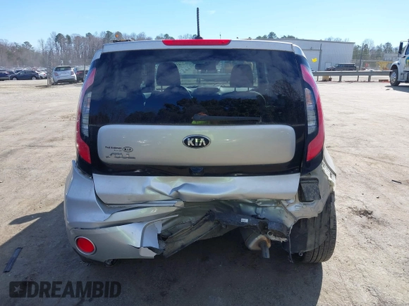 2018 Kia Soul + with VIN KNDJP3A59J7607163, listed as a IAAI auction lot 41689882 with 39,451 mi miles. Bid and sale history available at carsss.com. Image 16.