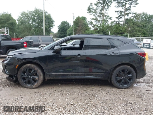 2021 Chevrolet Blazer RS with VIN 3GNKBERS9MS553482, listed as a IAAI auction lot 42502133 with 103,077 mi miles and . Bid and sale history available at DreamBid. Image 14.