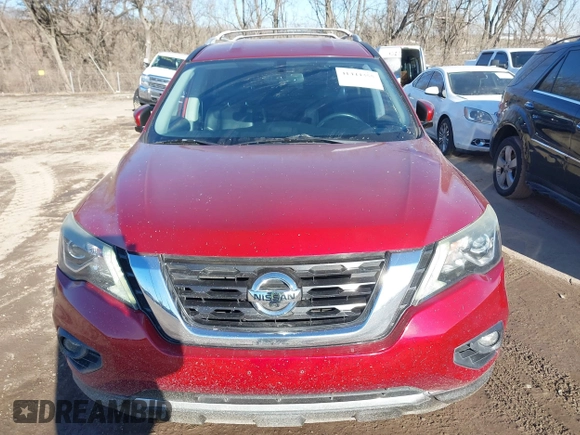2018 Nissan Pathfinder SL with VIN 5N1DR2MN5JC611324, listed as a IAAI auction lot 41444355 with 68,787 mi miles. Bid and sale history available at carsss.com. Image 11.