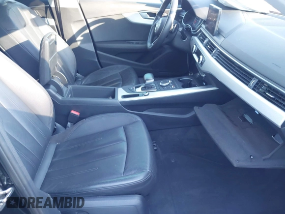 2017 Audi A4 Premium with VIN WAUGNAF44HN036740, listed as a IAAI auction lot 41595456 with 91,813 mi miles. Bid and sale history available at carsss.com. Image 5.