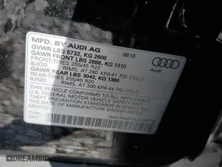 2018 Audi SQ5 Premium Plus with VIN WA1A4AFY3J2228778, listed as a Copart auction lot 50289465 with 0 mi miles and Salvage Title. Bid and sale history available at carsss.com. Image 16.