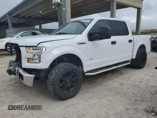 2017 Ford F-150 XL with VIN 1FTEW1CG7HKC85220, listed as a Copart auction lot 62998295 with 100,158 mi miles and Salvage title. Bid and sale history available at DreamBid. Image 1.
