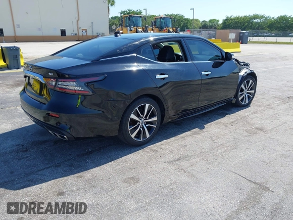 2021 Nissan Maxima SV with VIN 1N4AA6CV4MC506744, listed as a IAAI auction lot 42150465 with 70,056 mi miles and . Bid and sale history available at DreamBid. Image 4.