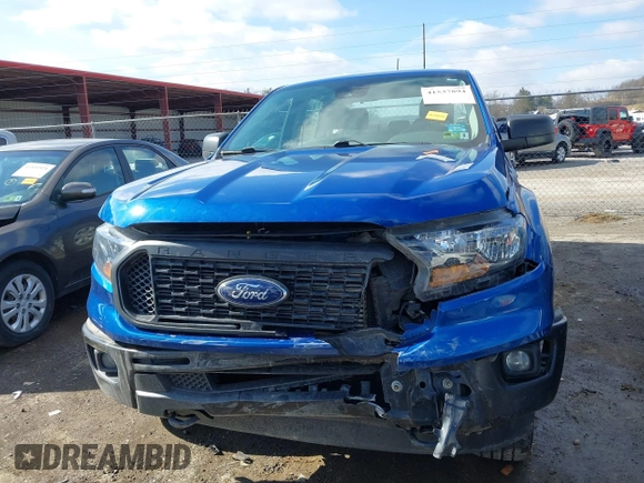 2019 Ford Ranger XL with VIN 1FTER4FH9KLB20431, listed as a IAAI auction lot 41537894 with 37,573 mi miles. Bid and sale history available at carsss.com. Image 12.