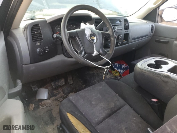 2011 Chevrolet Silverado 1500 Work Truck with VIN 1GCNCPEX6BZ297821, listed as a Copart auction lot 47571225 with 0 mi miles and Salvage Title. Bid and sale history available at carsss.com. Image 8.