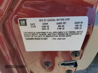 2003 Cadillac CTS z VIN 1G6DM57N830151907, wystawiony jako Copart lot #56451425 z przebiegiem 116 349 mil mil oraz Tytuł czysty. Historia ofert i sprzedaży dostępna na DreamBid. Obrazek 12.