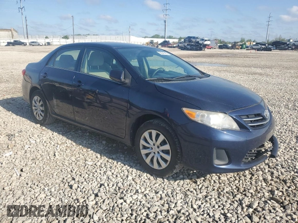 2013 Toyota Corolla L with VIN 2T1BU4EE4DC090872, listed as a Copart auction lot 56347495 with 102,455 mi miles and Salvage Title. Bid and sale history available at DreamBid. Image 4.