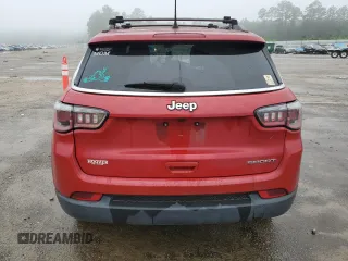 2019 Jeep Compass Sport with VIN 3C4NJCAB3KT676551, listed as a Copart auction lot 58426385 with 205,020 mi miles and Salvage title. Bid and sale history available at DreamBid. Image 6.