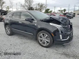 2024 Cadillac XT5 FWD Premium Luxury with VIN 1GYKNCRS7RZ723377, listed as a Copart auction lot 89168375 with 4,436 mi miles and Salvage Title. Bid and sale history available at carsss.com. Image 4.