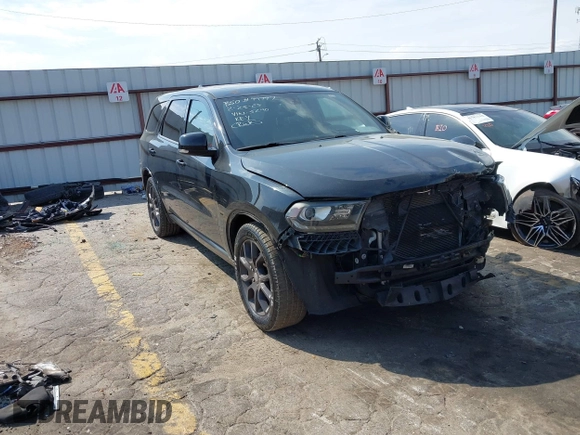 2016 Dodge Durango R/T with VIN 1C4SDHCT0GC475240, listed as a IAAI auction lot 41791441 with 180,773 mi miles and . Bid and sale history available at DreamBid. Image 1.