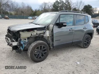 2022 Jeep Renegade Altitude z VIN ZACNJDE19NPN58519, wystawiony jako Copart lot #50551475 z przebiegiem 46 886 mil mil oraz Szkoda całkowita • Salvage title. Historia ofert i sprzedaży dostępna na DreamBid. Obrazek 1.