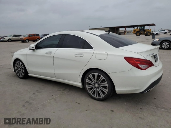2017 Mercedes-Benz CLA 250 with VIN WDDSJ4EBXHN435183, listed as a Copart auction lot 46560534 with 51,458 mi miles and . Bid and sale history available at DreamBid. Image 2.