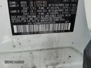 2022 Subaru Ascent Touring z VIN 4S4WMARD4N3460029, wystawiony jako Copart lot #54820615 z przebiegiem 33 305 mil mil oraz Szkoda całkowita • Salvage title. Historia ofert i sprzedaży dostępna na DreamBid. Obrazek 14.