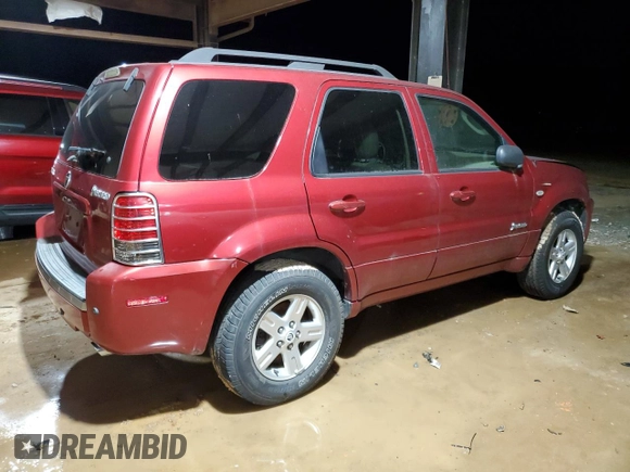 2007 Mercury Mariner with VIN 4M2CU39H67KJ10992, listed as a Copart auction lot 83980654 with 196,301 mi miles and Salvage title. Bid and sale history available at DreamBid. Image 3.