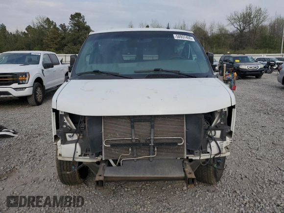2014 Chevrolet Express Passenger LT with VIN 1GAZG1FG3E1205688, listed as a Copart auction lot 50937455 with 125,906 mi miles and Salvage title. Bid and sale history available at DreamBid. Image 5.