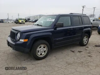 2016 Jeep Patriot Sport with VIN 1C4NJPBAXGD702833, listed as a Copart auction lot 53583025 with 127,583 mi miles and Clean Title. Bid and sale history available at carsss.com. Image 1.