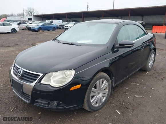 2009 Volkswagen Eos Komfort with VIN WVWBA71F89V019218, listed as a IAAI auction lot 42010071 with 136,450 mi miles. Bid and sale history available at carsss.com. Image 2.