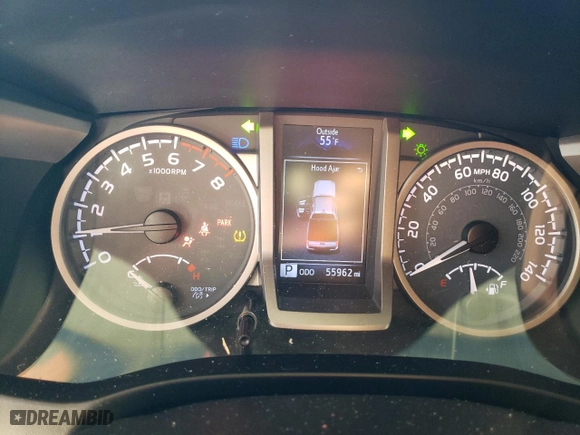 2016 Toyota Tacoma Limited with VIN 3TMEZ5CN2GM021682, listed as a Copart auction lot 87041494 with 55,962 mi miles and Salvage Title. Bid and sale history available at carsss.com. Image 9.