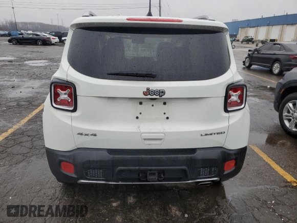 2018 Jeep Renegade Limited с VIN ZACCJBDB6JPH80597, выставлен на аукционе Copart как лот 80479044 с пробегом 174 561 миль миль и Списание • Salvage title. История ставок и продаж доступна на DreamBid. Изображение 6.