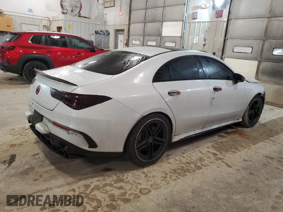 2020 Mercedes-Benz CLA 45 AMG with VIN W1K5J5DB5LN084647, listed as a Copart auction lot 85889624 with 59,684 mi miles and Salvage Title. Bid and sale history available at DreamBid. Image 3.