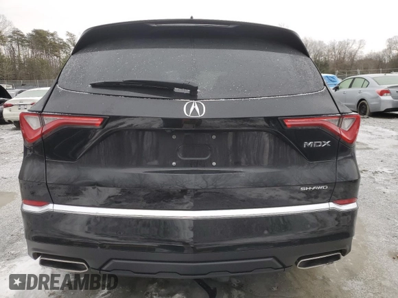 2023 Acura MDX w/Technology Package with VIN 5J8YE1H4XPL038136, listed as a Copart auction lot 88968795 with 67,222 mi miles and Salvage Title. Bid and sale history available at carsss.com. Image 6.