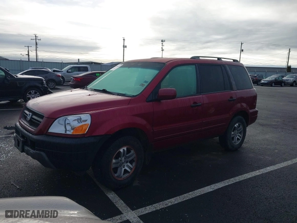 2003 Honda Pilot EX with VIN 2HKYF18633H549845, listed as a IAAI auction lot 41616215 with 1 mi miles. Bid and sale history available at carsss.com. Image 18.