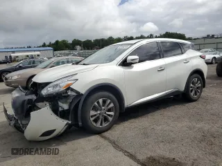 2016 Nissan Murano SL z VIN 5N1AZ2MH9GN147478, wystawiony jako Copart lot #63736215 z przebiegiem 98 031 mil mil oraz Szkoda całkowita • Salvage title. Historia ofert i sprzedaży dostępna na DreamBid. Obrazek 1.