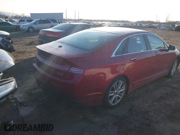 2014 Lincoln MKZ with VIN 3LN6L2G98ER834523, listed as a IAAI auction lot 41779349 with 191,355 mi miles. Bid and sale history available at carsss.com. Image 4.