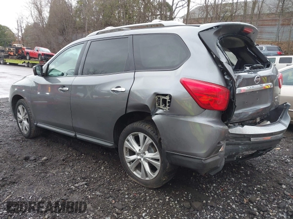 2018 Nissan Pathfinder SL with VIN 5N1DR2MM9JC621801, listed as a IAAI auction lot 41924143 with 80,325 mi miles and . Bid and sale history available at DreamBid. Image 3.