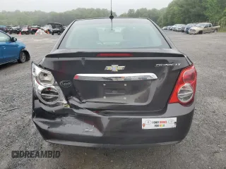 2015 Chevrolet Sonic LT with VIN 1G1JC5SG2F4212010, listed as a Copart auction lot 58732505 with 39,299 mi miles and Salvage title. Bid and sale history available at DreamBid. Image 6.