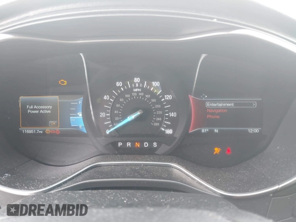 2017 Ford Fusion Titanium with VIN 3FA6P0D96HR239830, listed as a IAAI auction lot 42741998 with 116,951 mi miles and . Bid and sale history available at DreamBid. Image 7.