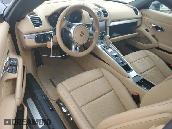 2013 Porsche Boxster S with VIN WP0CB2A86DS134111, listed as a Copart auction lot 74255514 with 0 mi miles and Salvage Title. Bid and sale history available at carsss.com. Image 8.