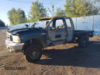 2002 Ford Super Duty F-250 XL with VIN 1FTNX21S92EB48599, listed as a Copart auction lot 72686904 with 0 mi miles and Non Repairable. Bid and sale history available at carsss.com. Image 1.