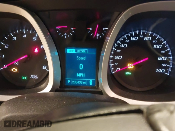 2017 Chevrolet Equinox LT with VIN 2GNALCEK3H6184240, listed as a IAAI auction lot 41368403 with 230,436 mi miles. Bid and sale history available at carsss.com. Image 7.