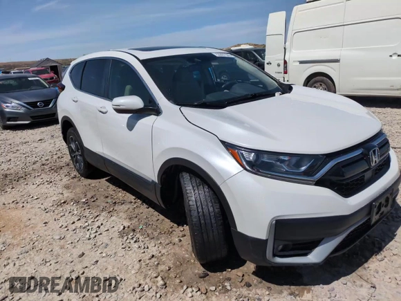 2021 Honda CR-V EX-L with VIN 5J6RW2H83MA002430, listed as a Copart auction lot 53697505 with 26,871 mi miles and Salvage Title. Bid and sale history available at DreamBid. Image 13.
