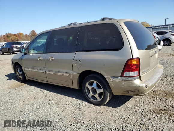 1999 Ford Windstar SEL with VIN 2FMDA5345XBC19714, listed as a Copart auction lot 75992874 with Not provided miles and Salvage title. Bid and sale history available at DreamBid. Image 2.