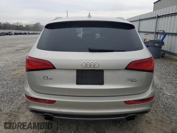 2014 Audi Q5 Premium Plus with VIN WA1DGBFP0EA027658, listed as a Copart auction lot 81283864 with 108,458 mi miles and Salvage Title. Bid and sale history available at carsss.com. Image 6.