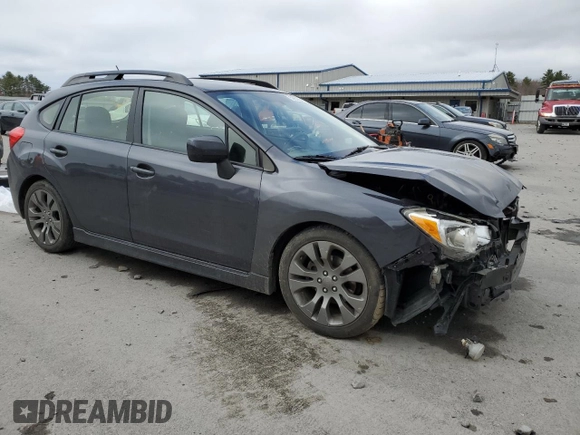 2014 Subaru Impreza Special Sports Premium with VIN JF1GPAL69E8289202, listed as a Copart auction lot 53635015 with 108,161 mi miles and Salvage title. Bid and sale history available at DreamBid. Image 4.
