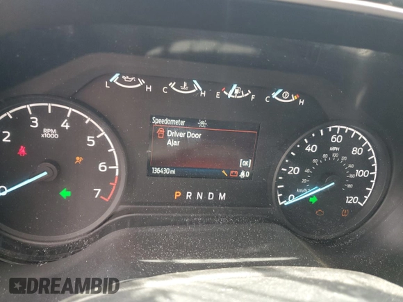 2021 Ford F-150 XL with VIN 1FTEX1CP7MKD79623, listed as a Copart auction lot 88546015 with 136,430 mi miles and Salvage title. Bid and sale history available at DreamBid. Image 9.