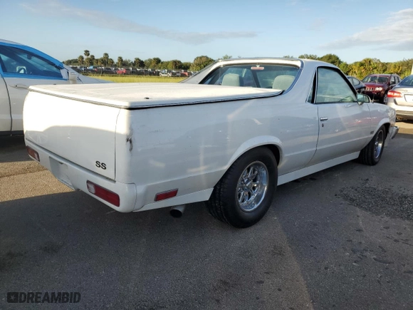 1986 Chevrolet El Camino with VIN 3GCCW80H9GS916596, listed as a Copart auction lot 74758864 with NaN miles and Salvage Title. Bid and sale history available at carsss.com. Image 3.