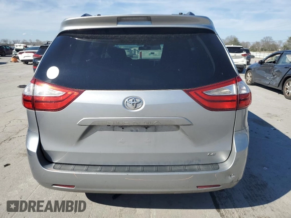 2015 Toyota Sienna LE AAS with VIN 5TDKK3DC6FS642415, listed as a Copart auction lot 49990815 with 259,240 mi miles and Clean Title. Bid and sale history available at DreamBid. Image 6.